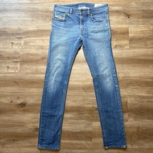 Diesel Thommer-X Jeans Men 31x34 Blue Slim Fit Stretch Medium Wash Denim 0095Z
